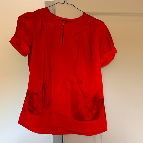 Marc By Marc Jacobs Tops - Red Top 100% Silk - never worn